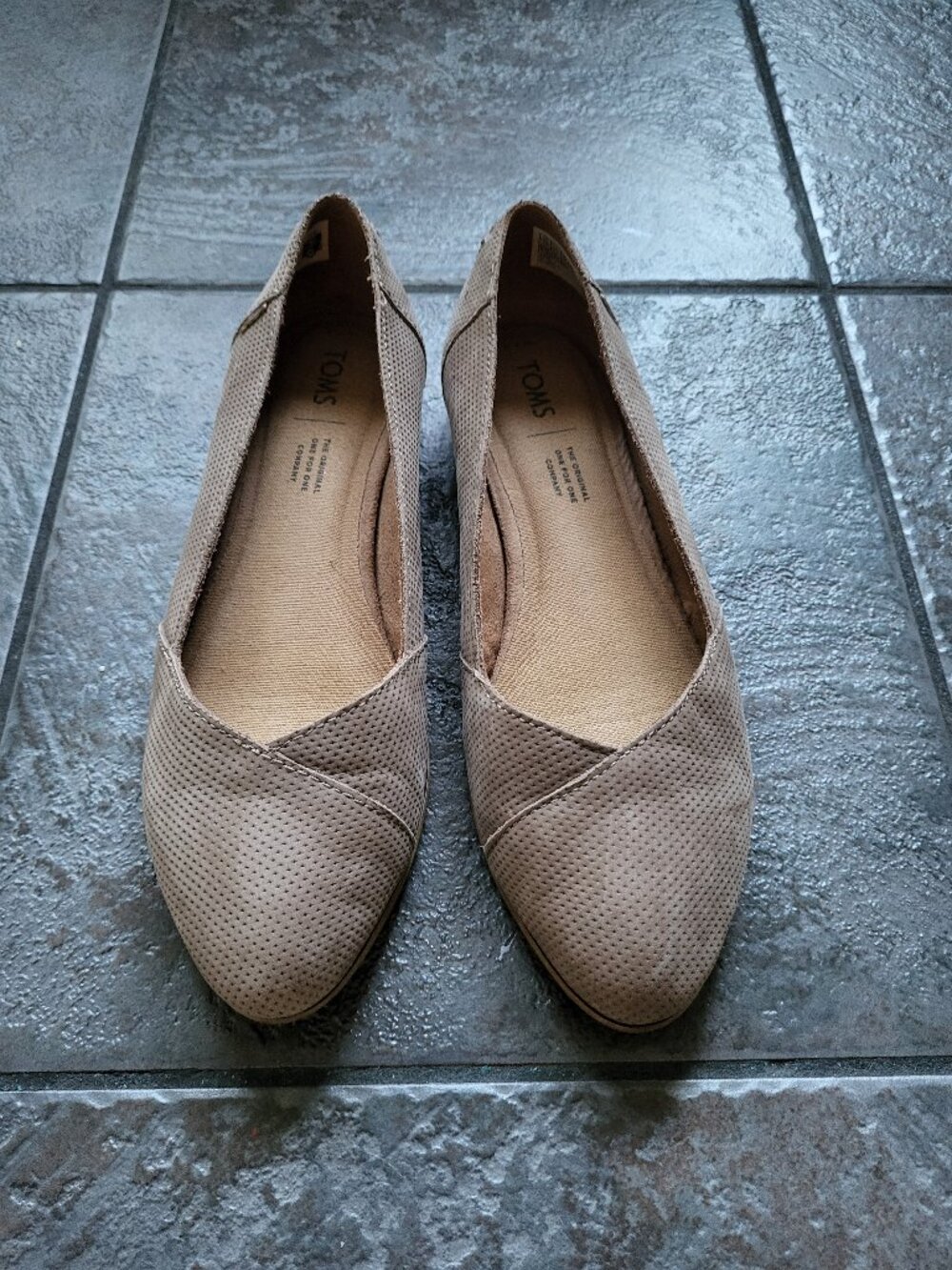 Toms Julie Suede Flats